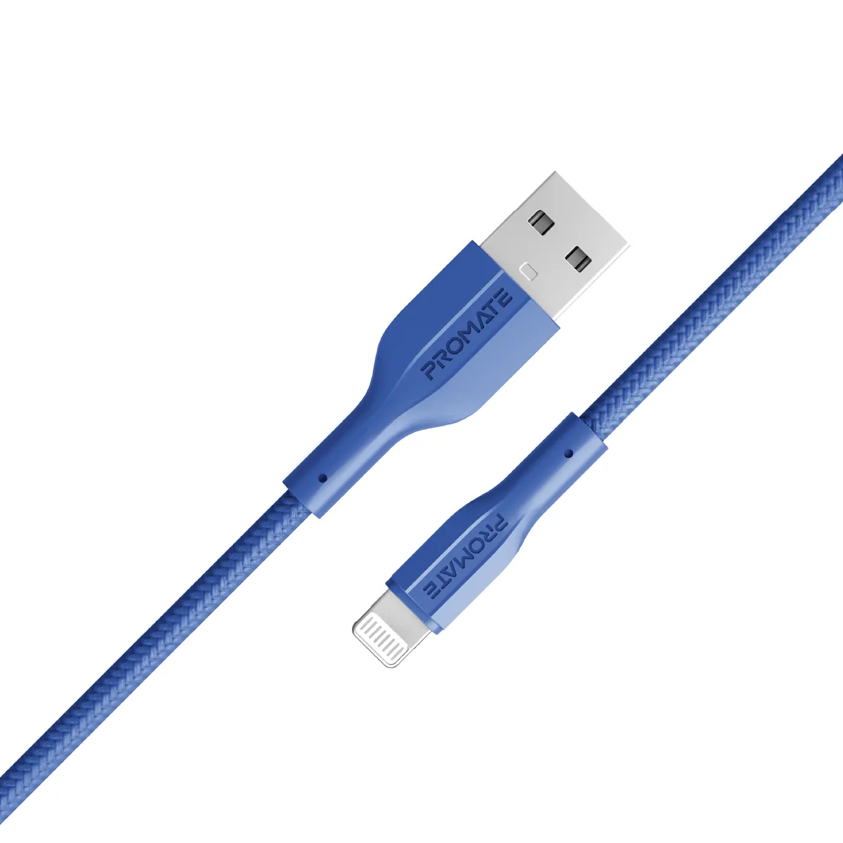Кабель Promate xCord-Ai USB - Lightning (M/M), 2 A, 1 м, Navy - зображення 1