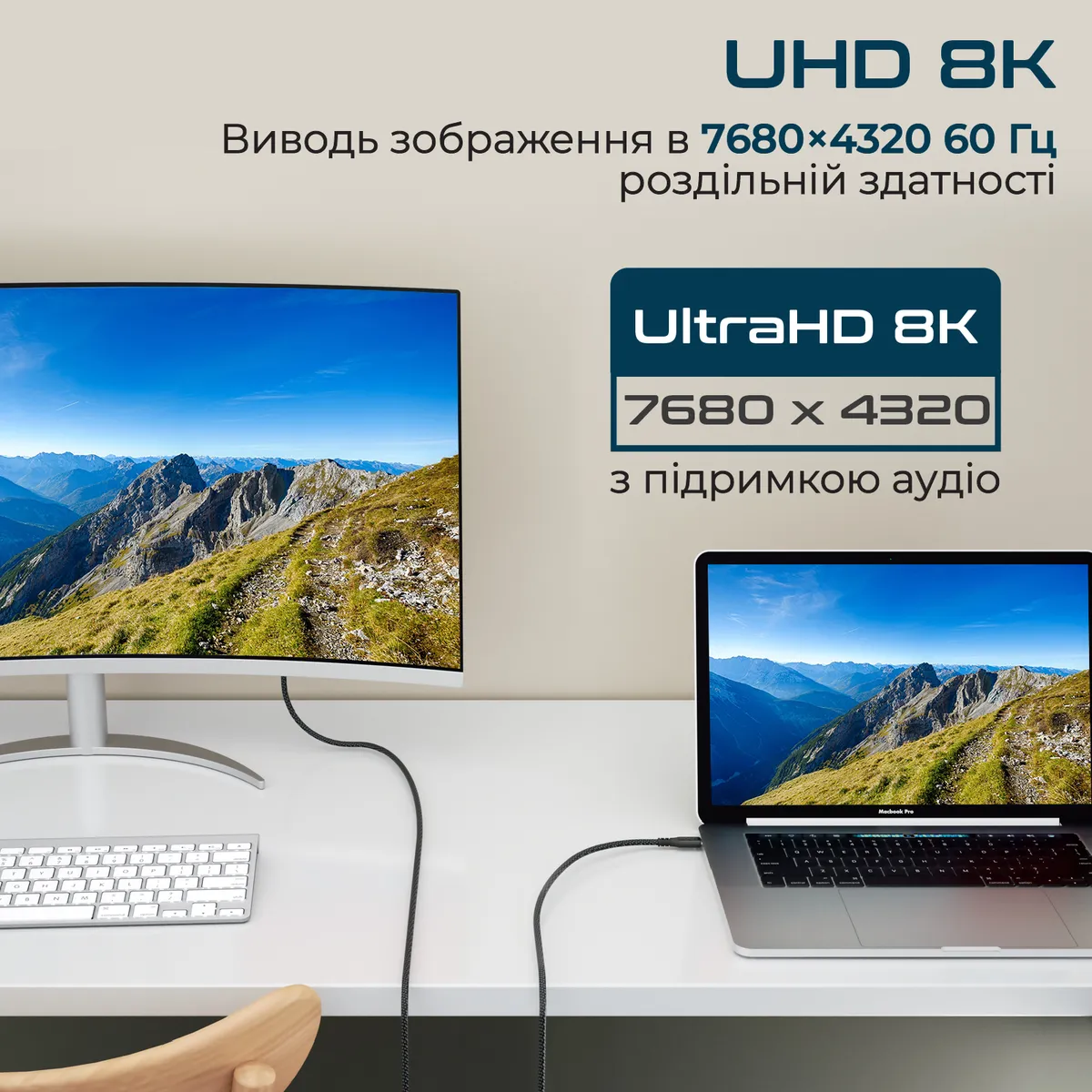 Кабель Promate PowerBolt240 USB Type-C - USB Type-C (M/M), 5 A, 240 W, 2 м, Black - мініатюра 4