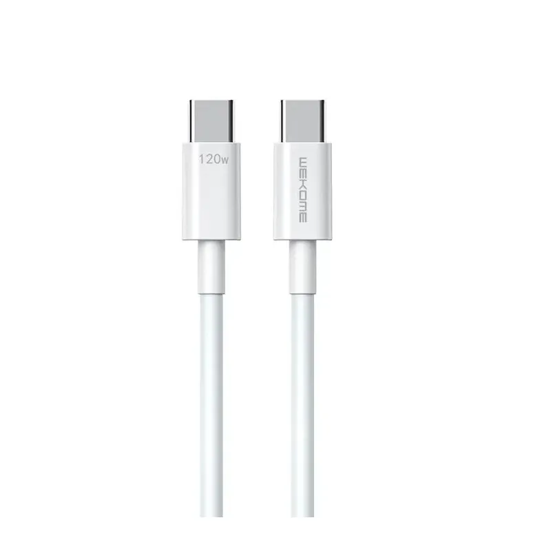 Кабель WK WDC-175 USB Type-C - USB Type-C (M/M), 1.2 м, 20 W, White (6941027640012) - зображення 1