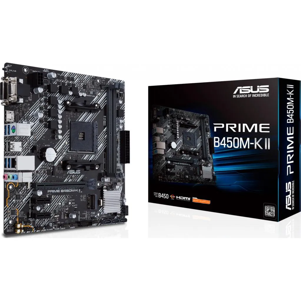 Материнська плата ASUS PRIME B450M-K II - мініатюра 6