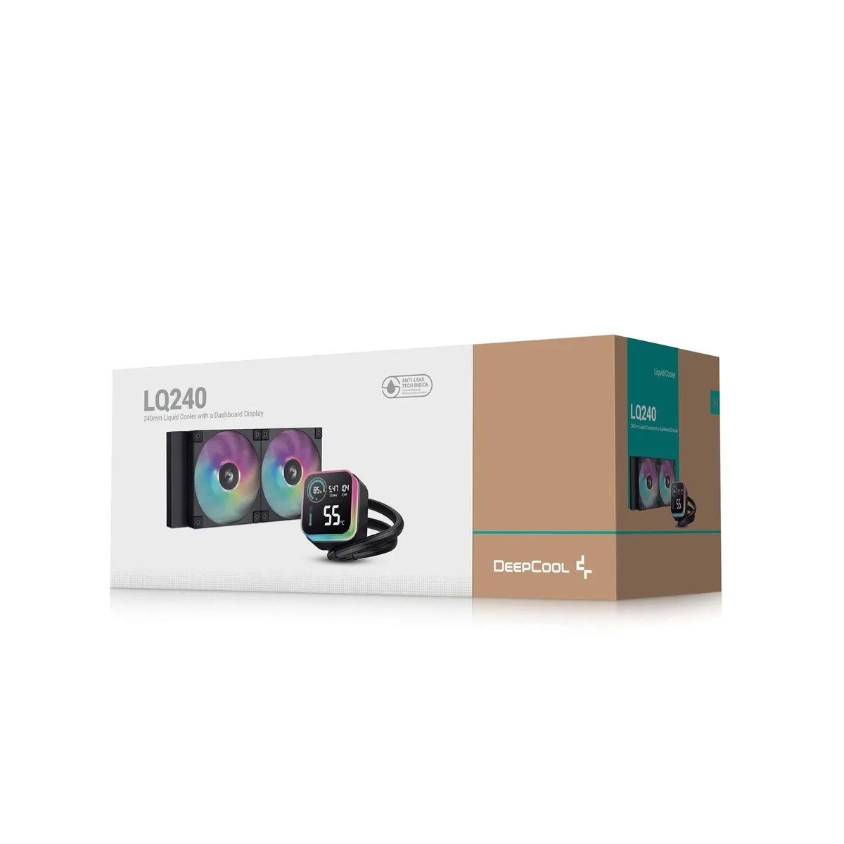 Система водяного охолодження DeepCool LQ240 Black (R-LQ240-BKLSMW-G-1) - мініатюра 6