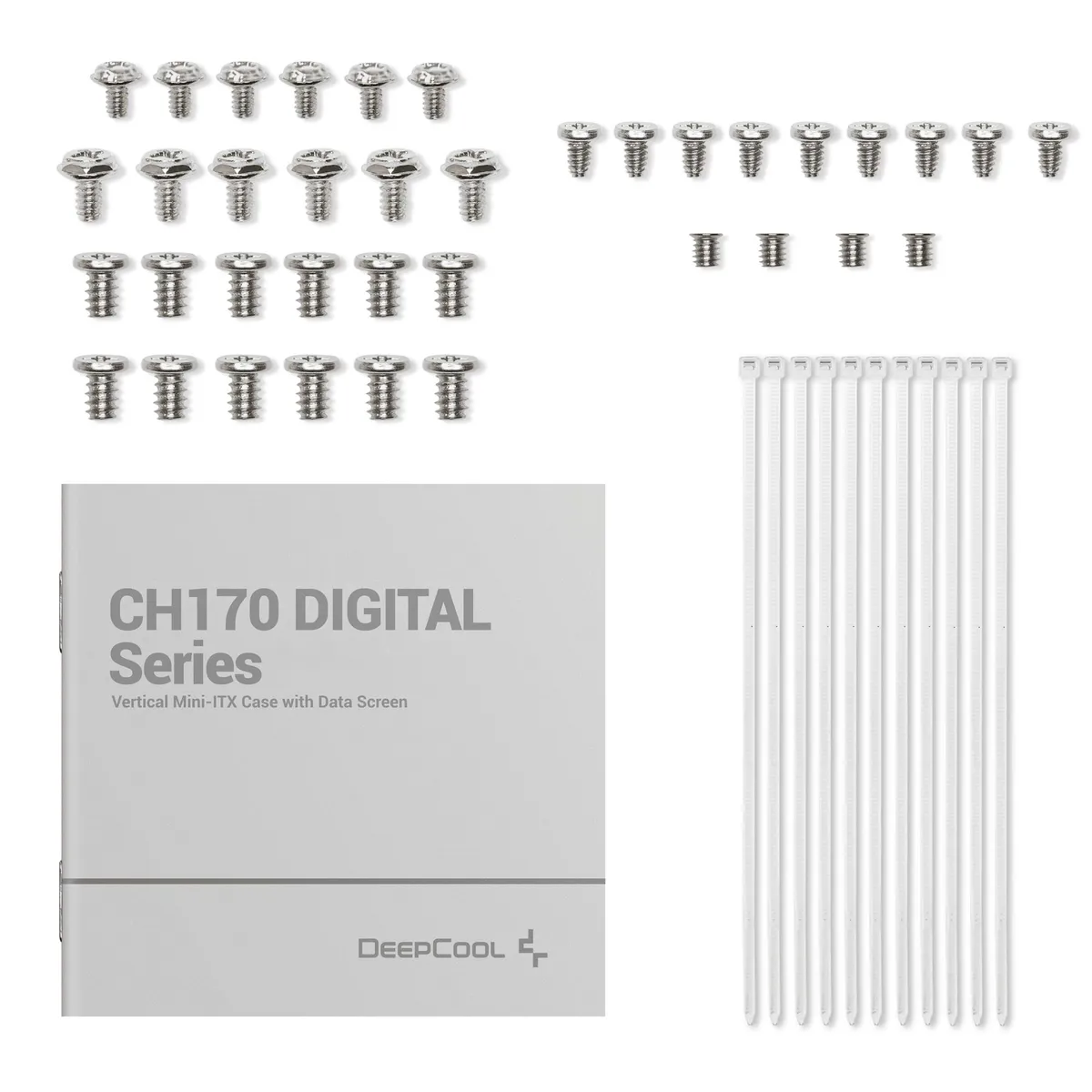 Корпус DeepCool CH170 Digital White (R-CH170-WHNPI0D-G-1) без БЖ - мініатюра 12