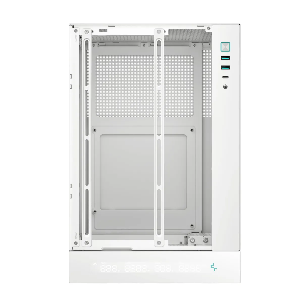 Корпус DeepCool CH170 Digital White (R-CH170-WHNPI0D-G-1) без БЖ - мініатюра 5