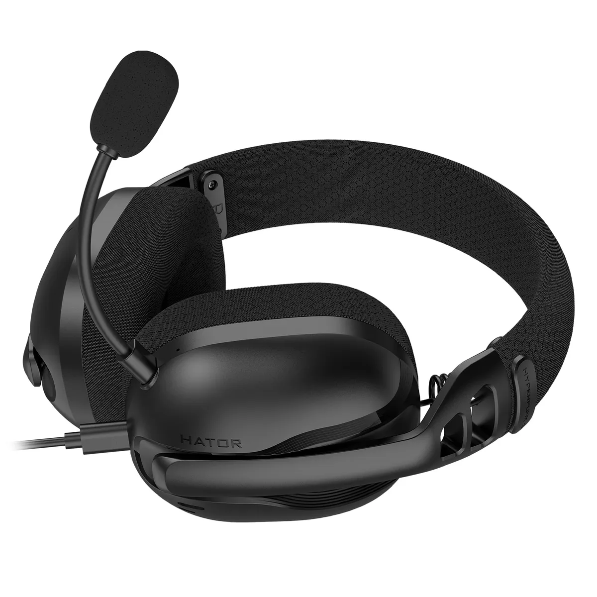 Гарнiтура Hator Hyperpunk 3 USB Black (ESH10) - мініатюра 7