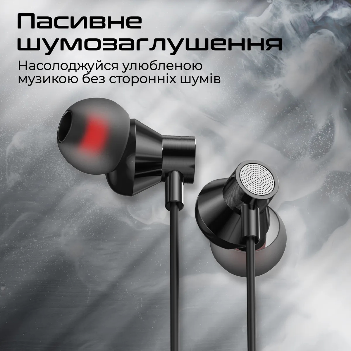 Гарнітура Promate Silken-C Black - мініатюра 6