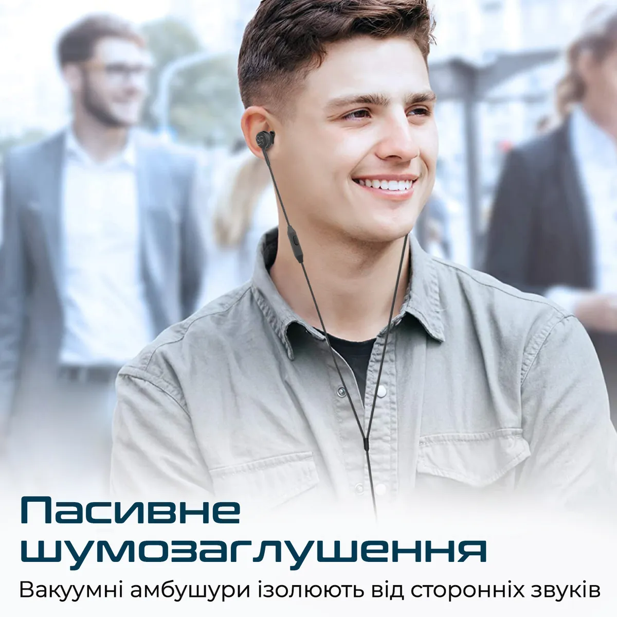 Гарнітура Promate Duet Black - мініатюра 3