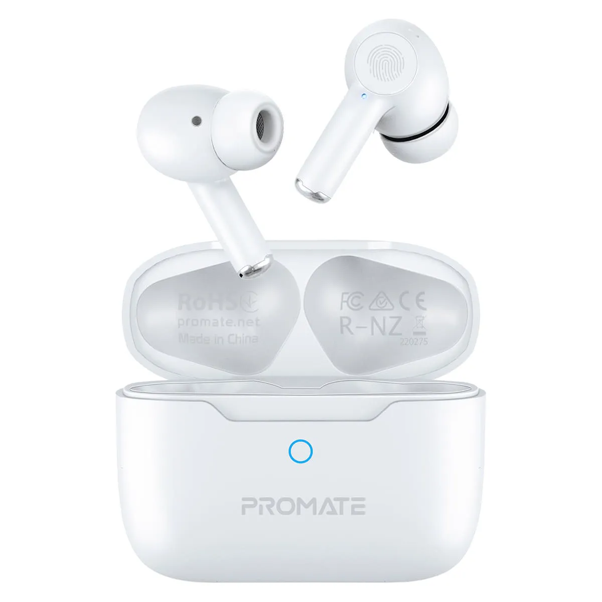Bluetooth-гарнітура Promate ProPods White - зображення 1