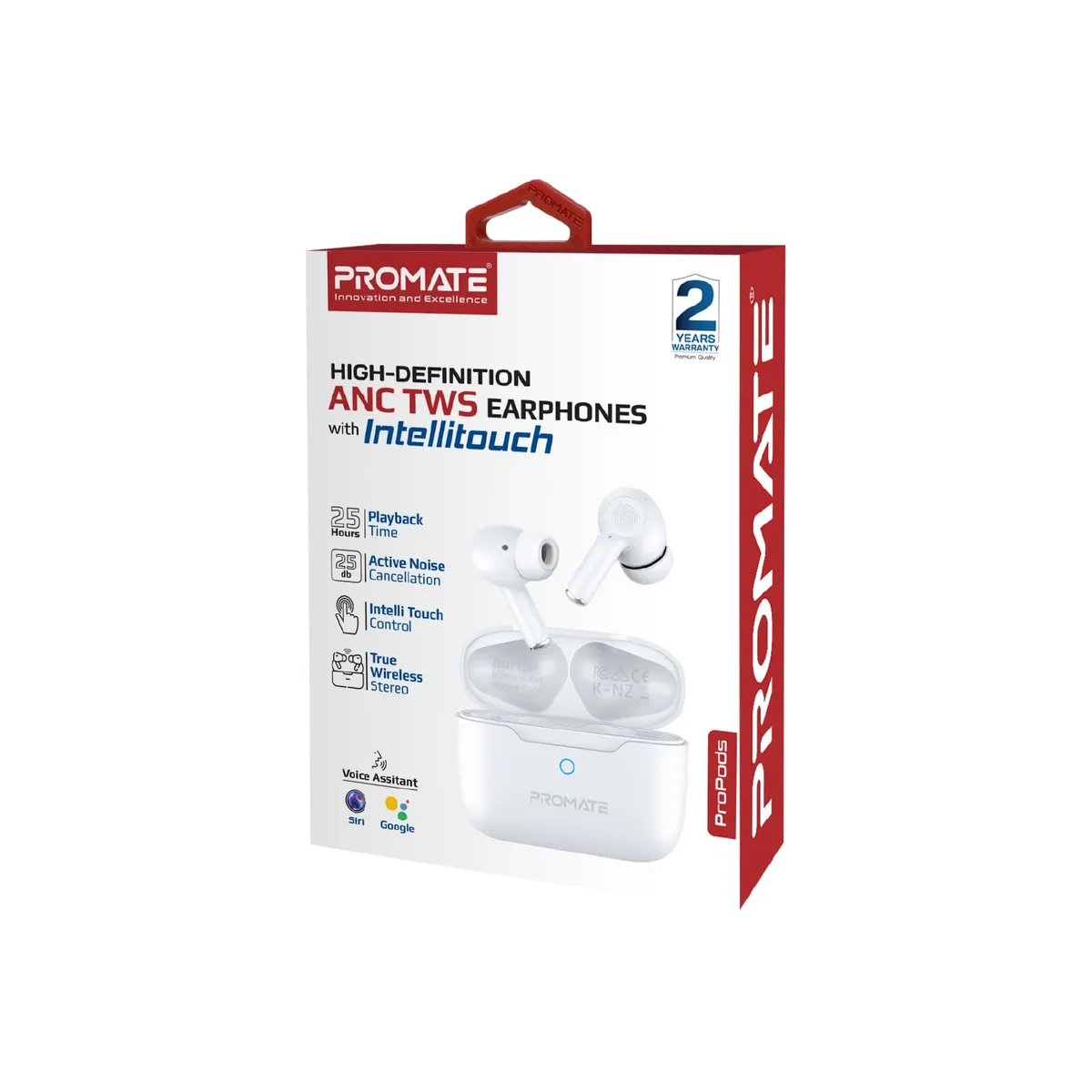 Bluetooth-гарнітура Promate ProPods White - мініатюра 8