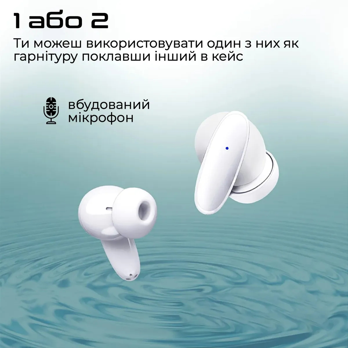 Bluetooth-гарнітура Promate Lush White - мініатюра 6