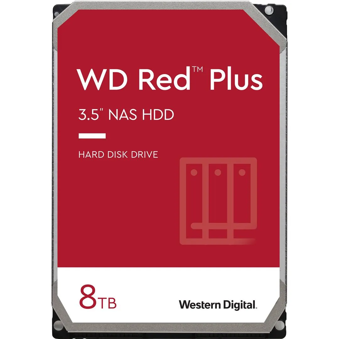 Накопичувач HDD SATA 8.0TB WD Red Plus 5640rpm 256MB (WD80EFPX) - зображення 1