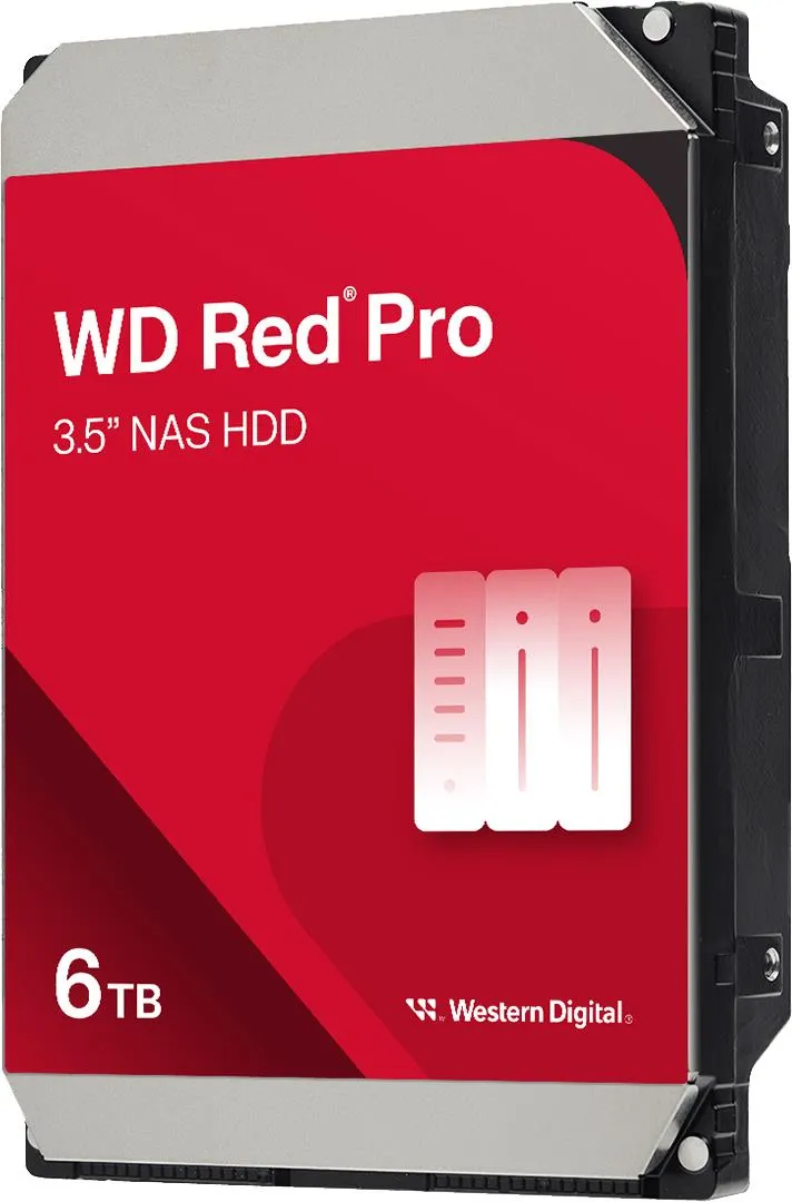 Накопичувач HDD SATA 6.0TB WD Red Pro NAS 7200rpm 256MB (WD6005FFBX) - мініатюра 2