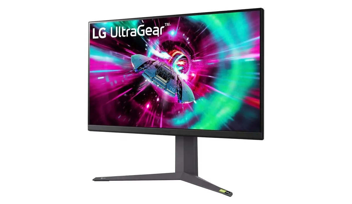 Монітор LG 31.5" 32GR93U-B IPS Black 144Hz - мініатюра 4