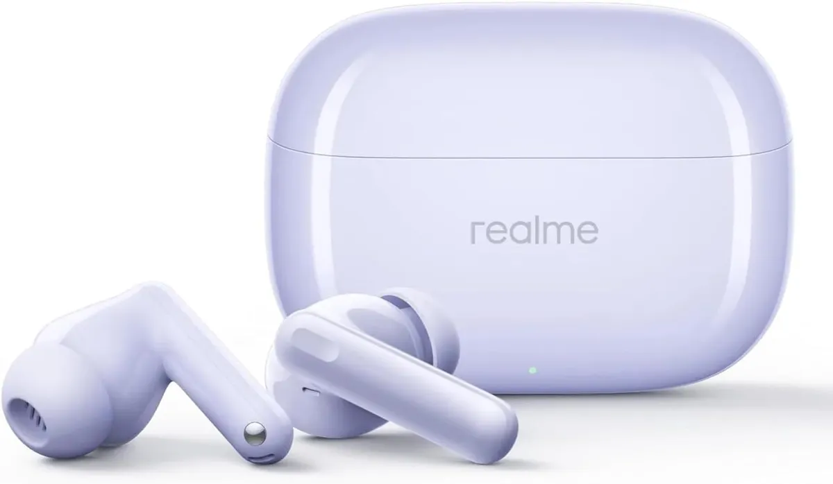 Bluetooth-гарнітура Realme Buds T310 Monet Purple - мініатюра 10