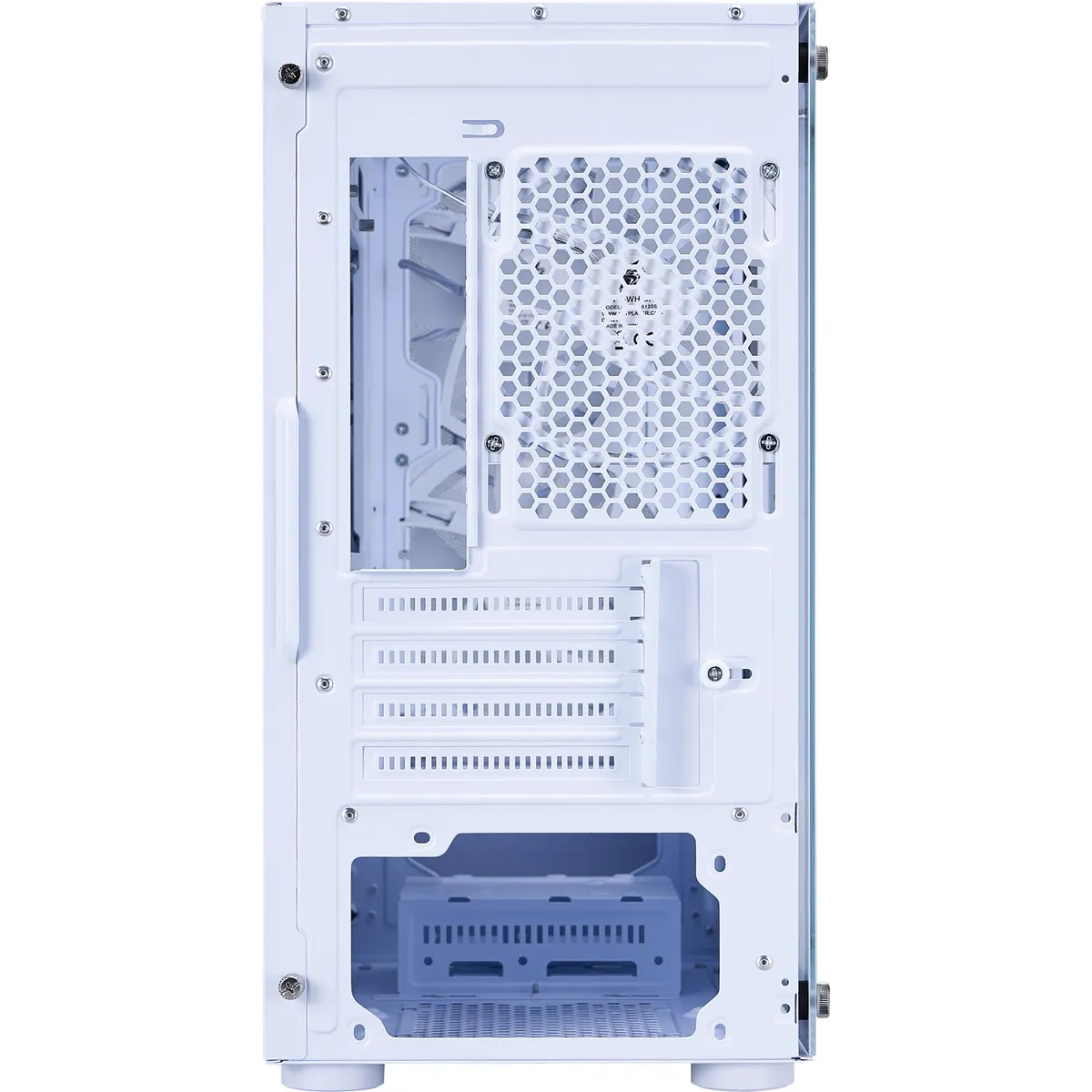Корпус 1stPlayer X4-M-WH-2F1P-W-1F1-W White без БЖ - мініатюра 12