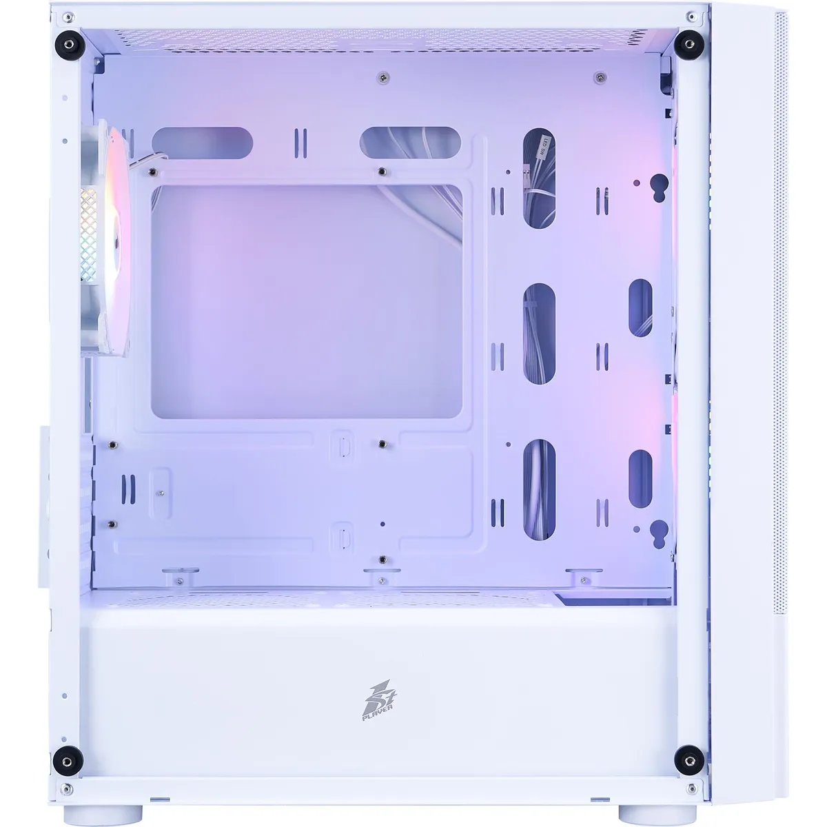 Корпус 1stPlayer X4-M-WH-2F1P-W-1F1-W White без БЖ - мініатюра 14