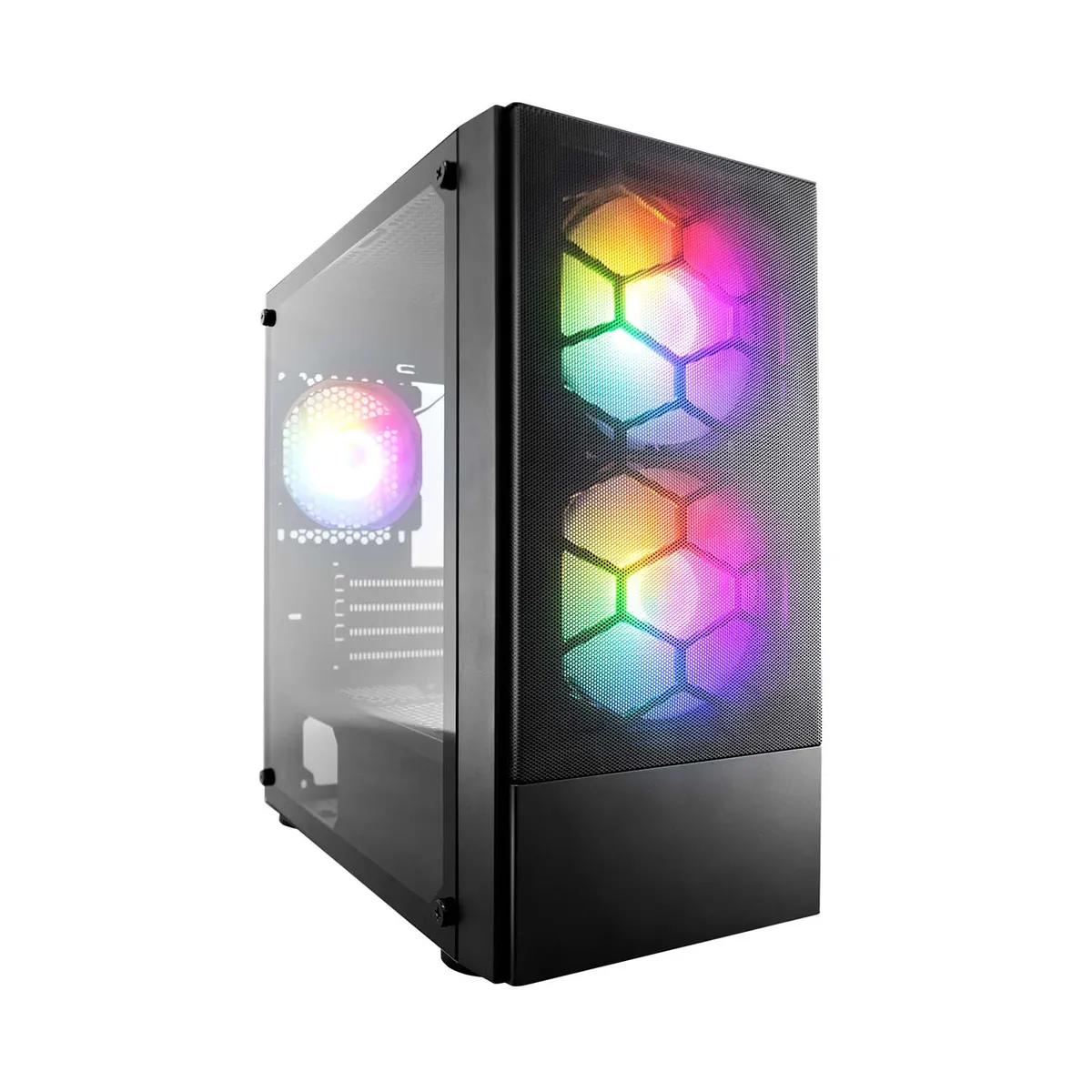 Корпус 1stPlayer X4-M-BK-2F1P-1F1 Black без БЖ - зображення 1