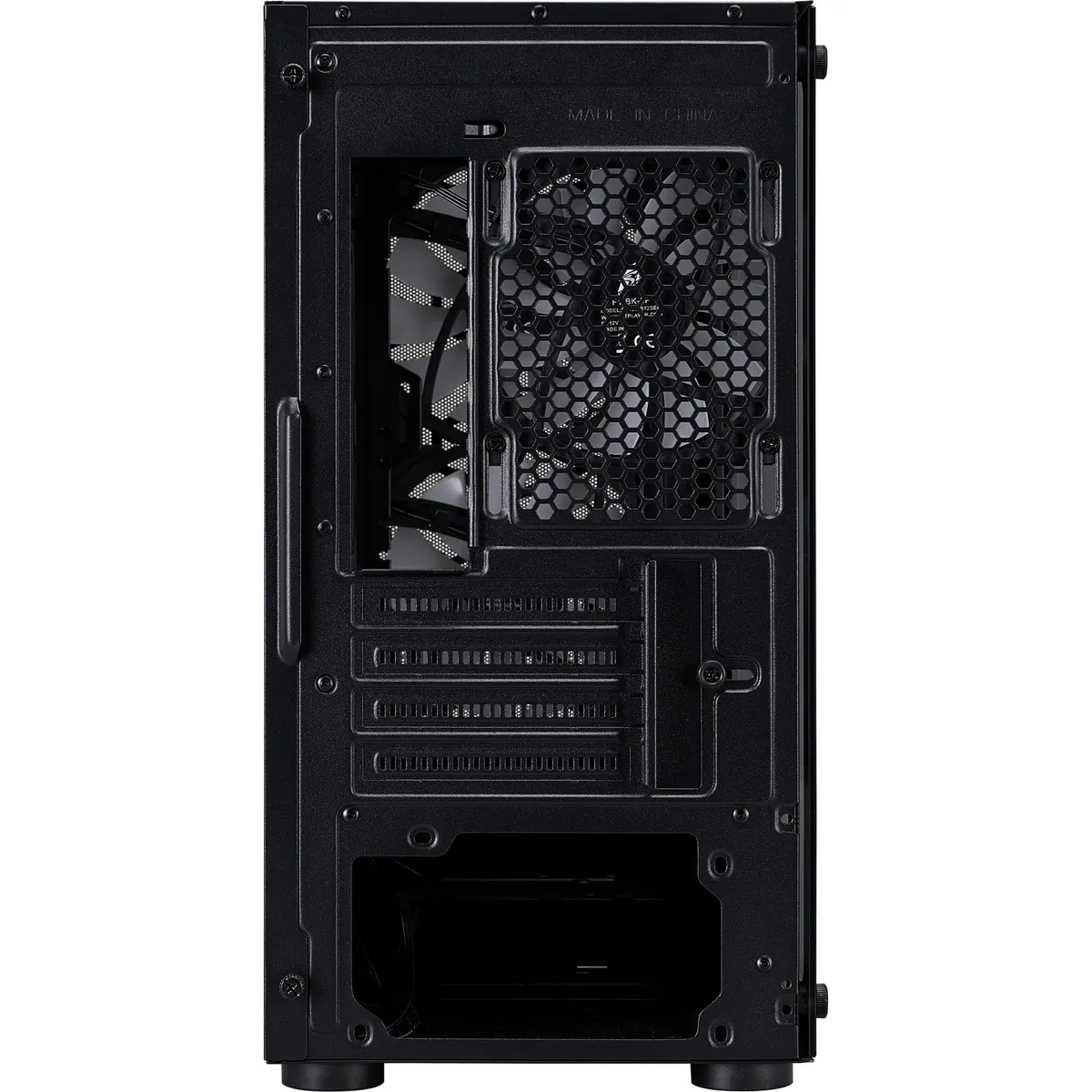 Корпус 1stPlayer X4-M-BK-2F1P-1F1 Black без БЖ - мініатюра 12