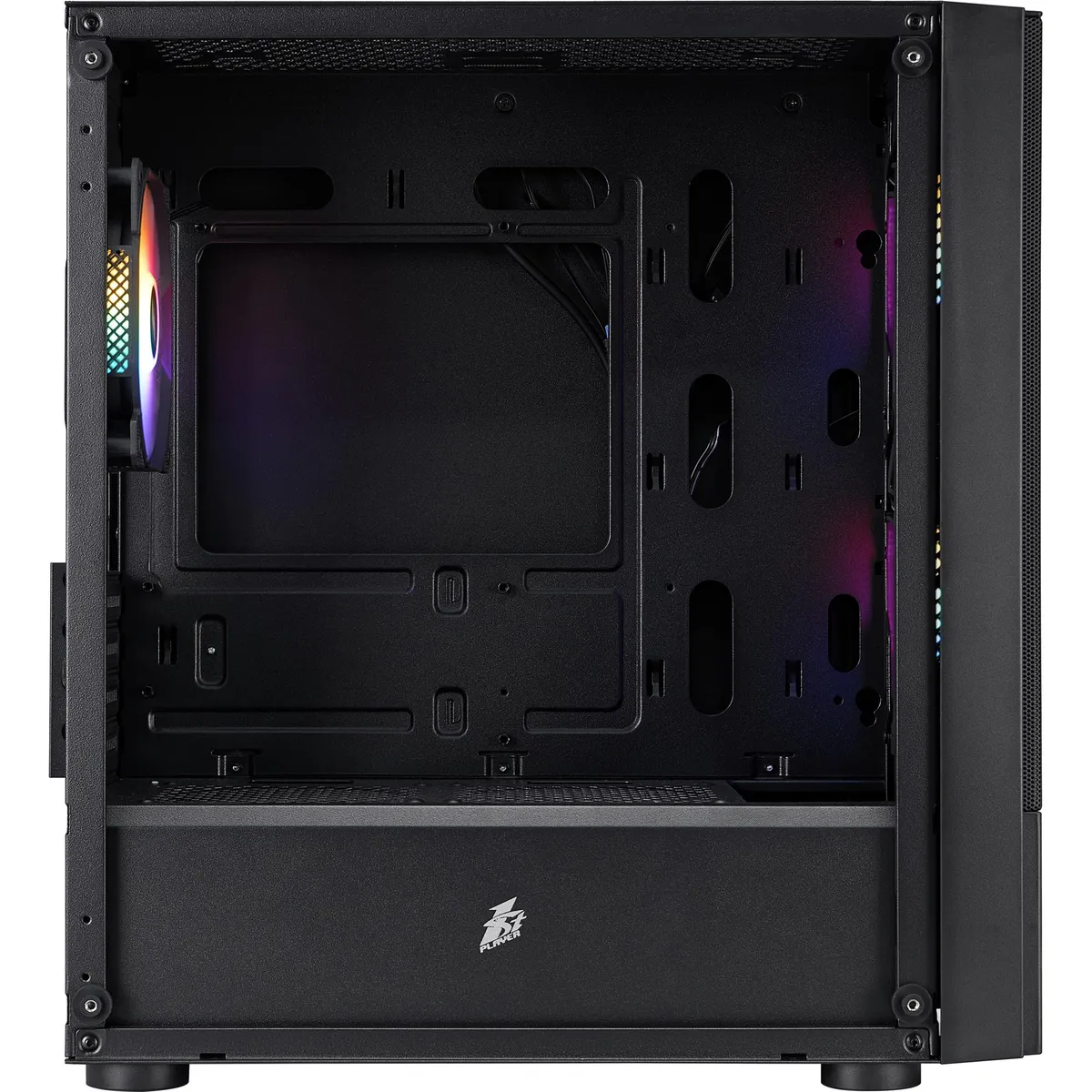 Корпус 1stPlayer X4-M-BK-2F1P-1F1 Black без БЖ - мініатюра 14