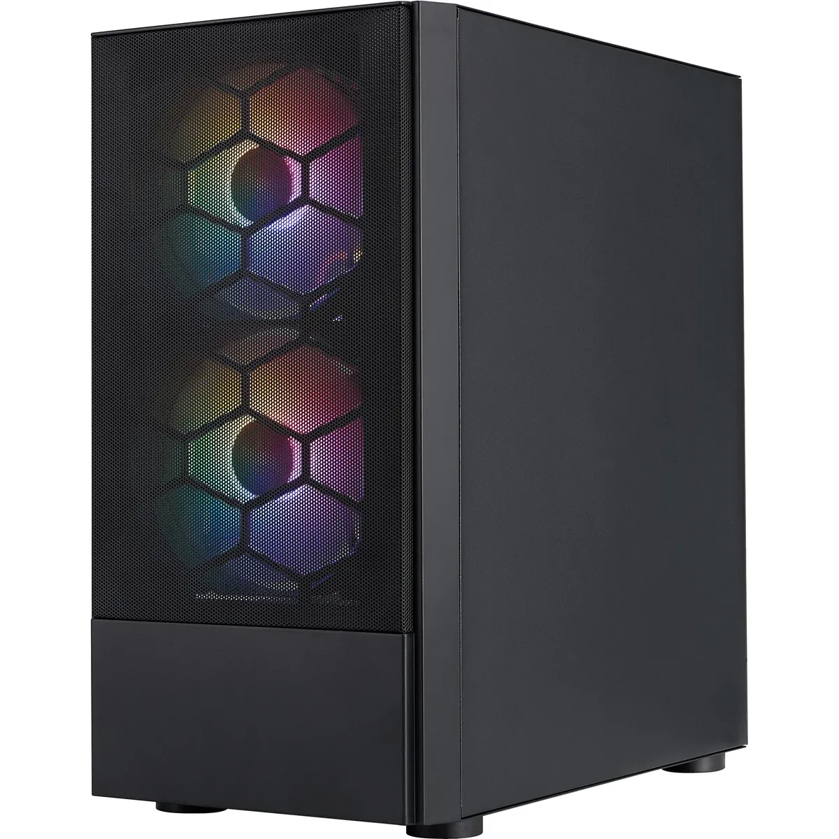 Корпус 1stPlayer X4-M-BK-2F1P-1F1 Black без БЖ - мініатюра 16