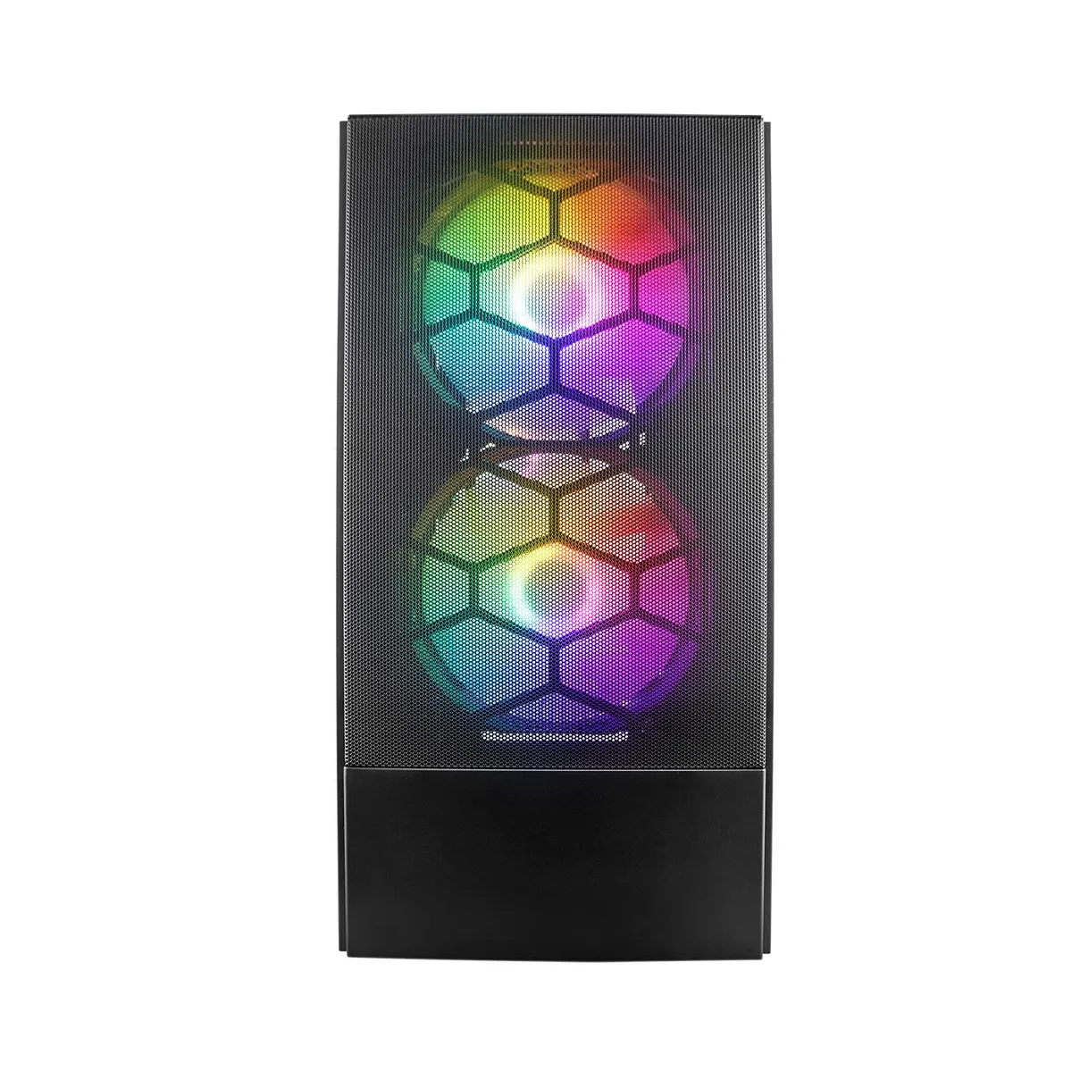 Корпус 1stPlayer X4-M-BK-2F1P-1F1 Black без БЖ - мініатюра 2