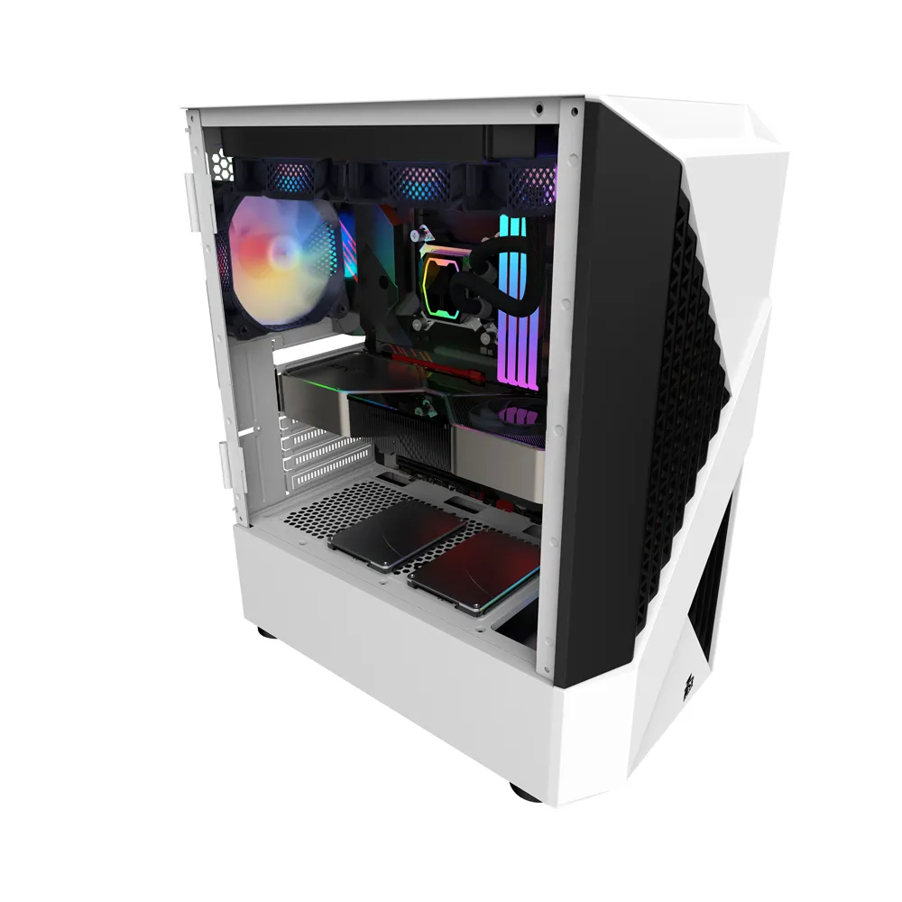 Корпус 1stPlayer F3-A-WH-4F1 White без БЖ - мініатюра 10