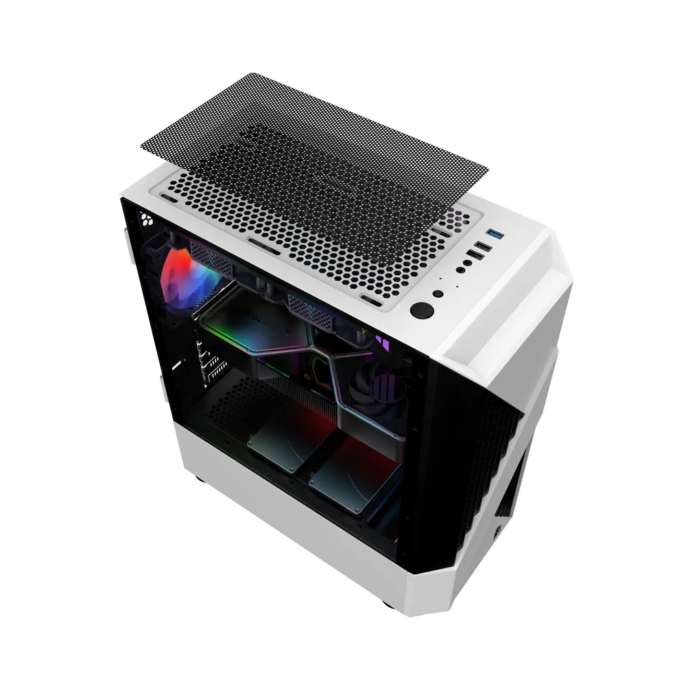 Корпус 1stPlayer F3-A-WH-4F1 White без БЖ - мініатюра 11