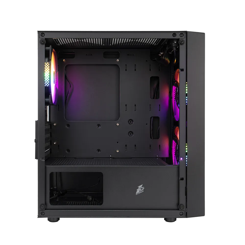 Корпус 1stPlayer BS-2-BK-3F1 Black без БЖ - мініатюра 4