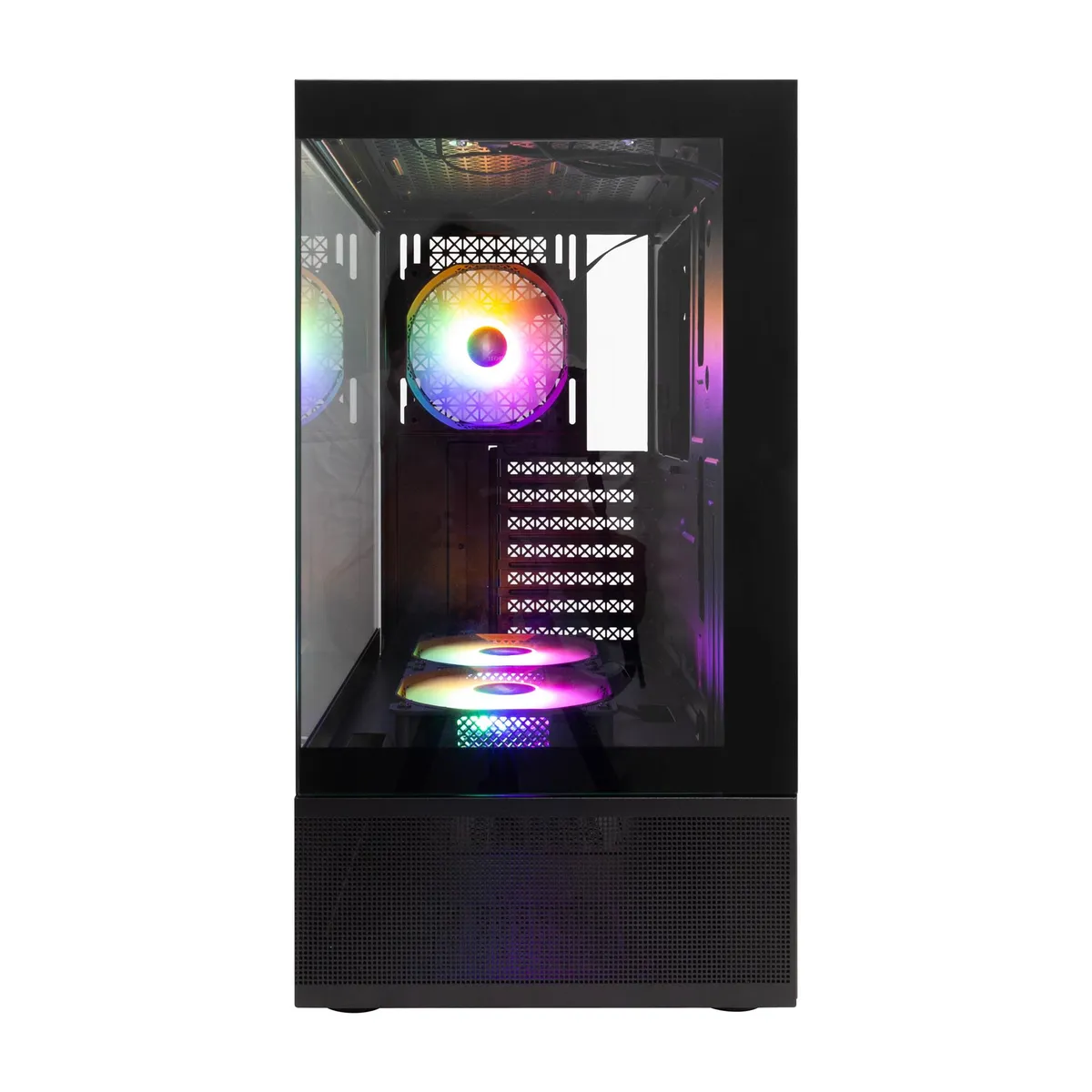 Корпус 1stPlayer Mi7-A-BK-2F7R-1F7 Black без БЖ - мініатюра 3