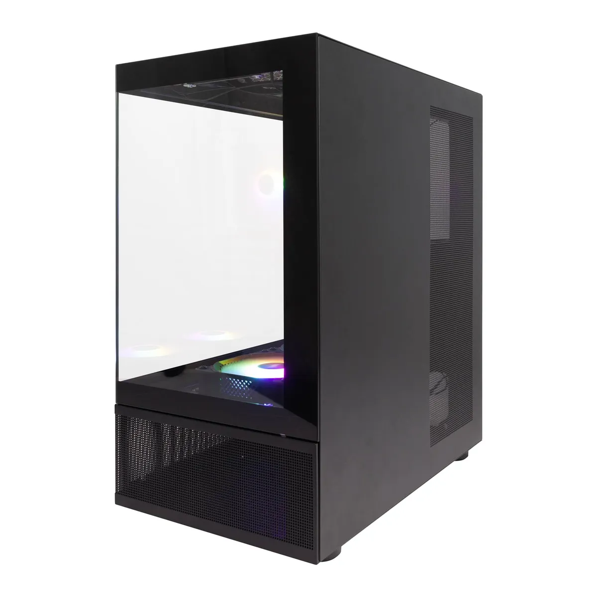 Корпус 1stPlayer Mi7-A-BK-2F7R-1F7 Black без БЖ - мініатюра 4