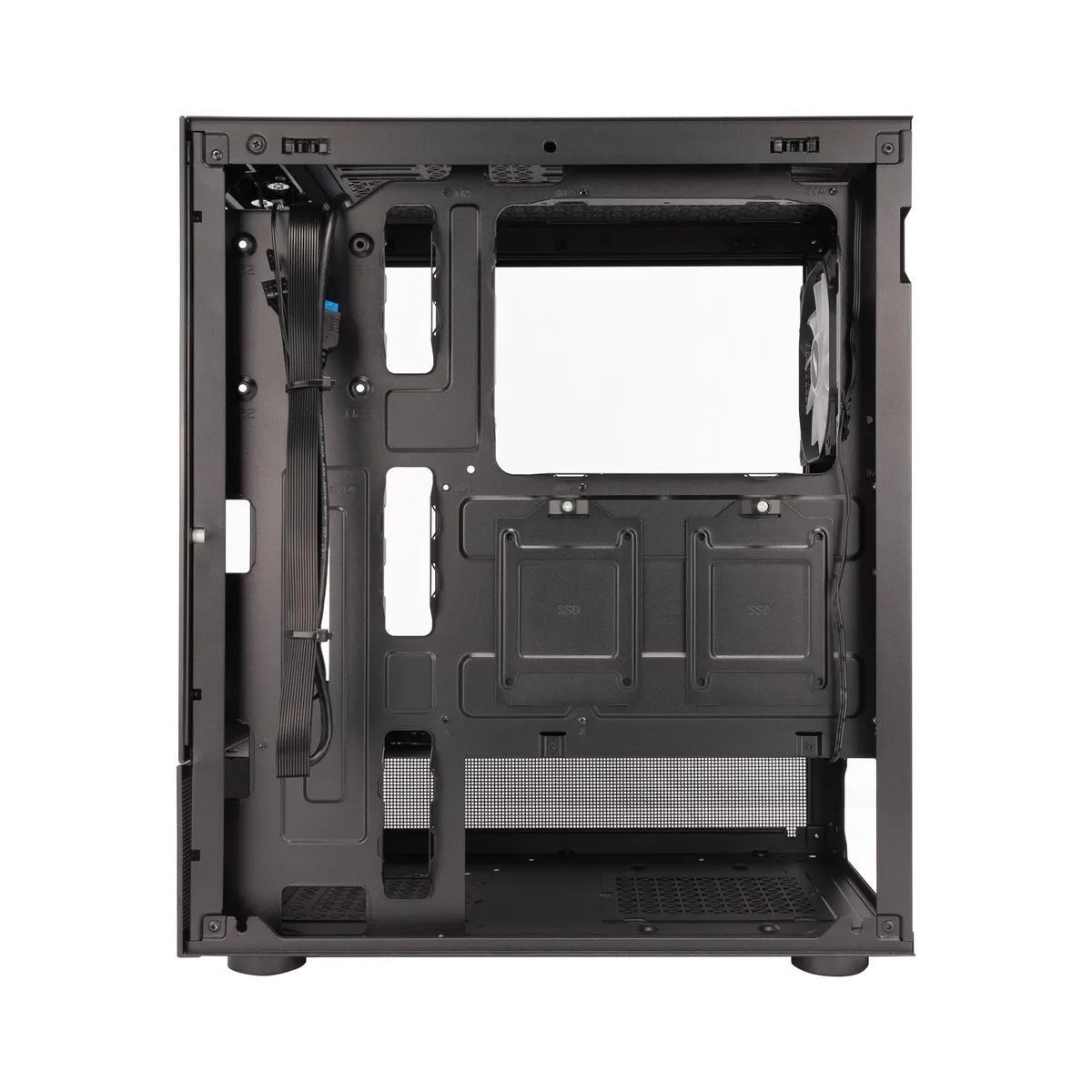 Корпус 1stPlayer Mi7-A-BK-2F7R-1F7 Black без БЖ - мініатюра 5