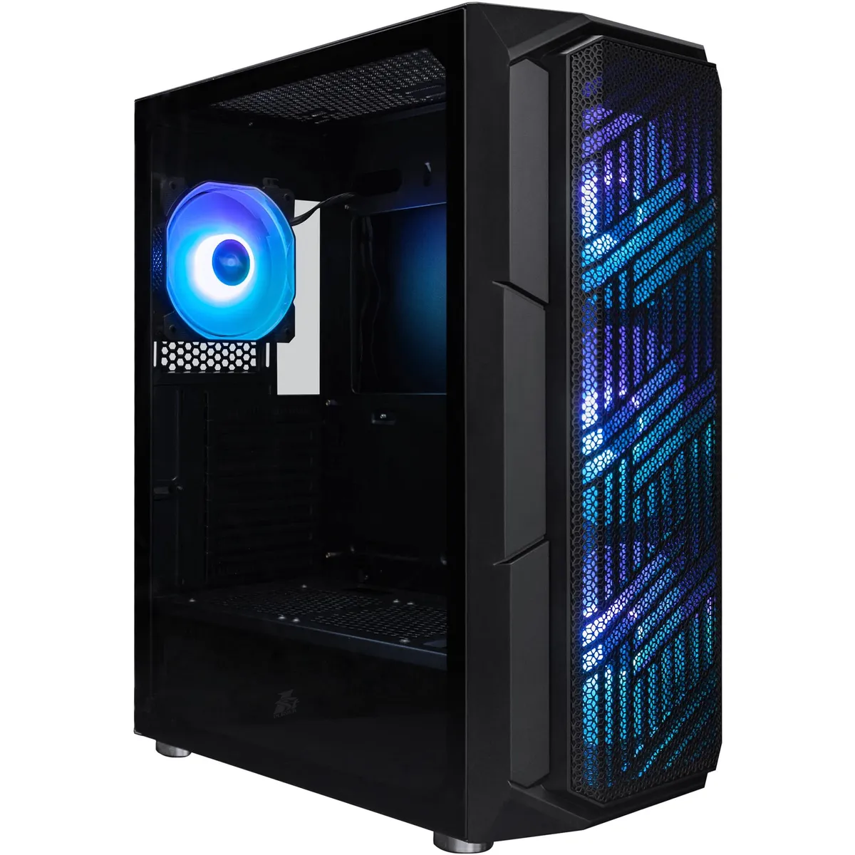 Корпус 1stPlayer XF-BK-4F7 Black без БЖ - мініатюра 14