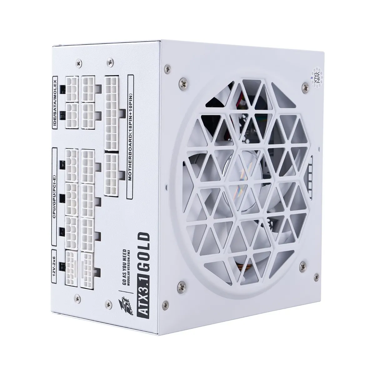 Блок живлення 1stPlayer HA-850BA4 White (NGDP-GLD-850-WH-EU) 850W - мініатюра 8