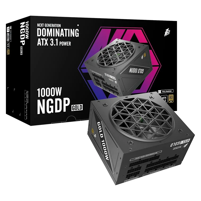 Блок живлення 1stPlayer HA-1000BA4 1000W (NGDP-GLD-1000-BK-EU) - мініатюра 11