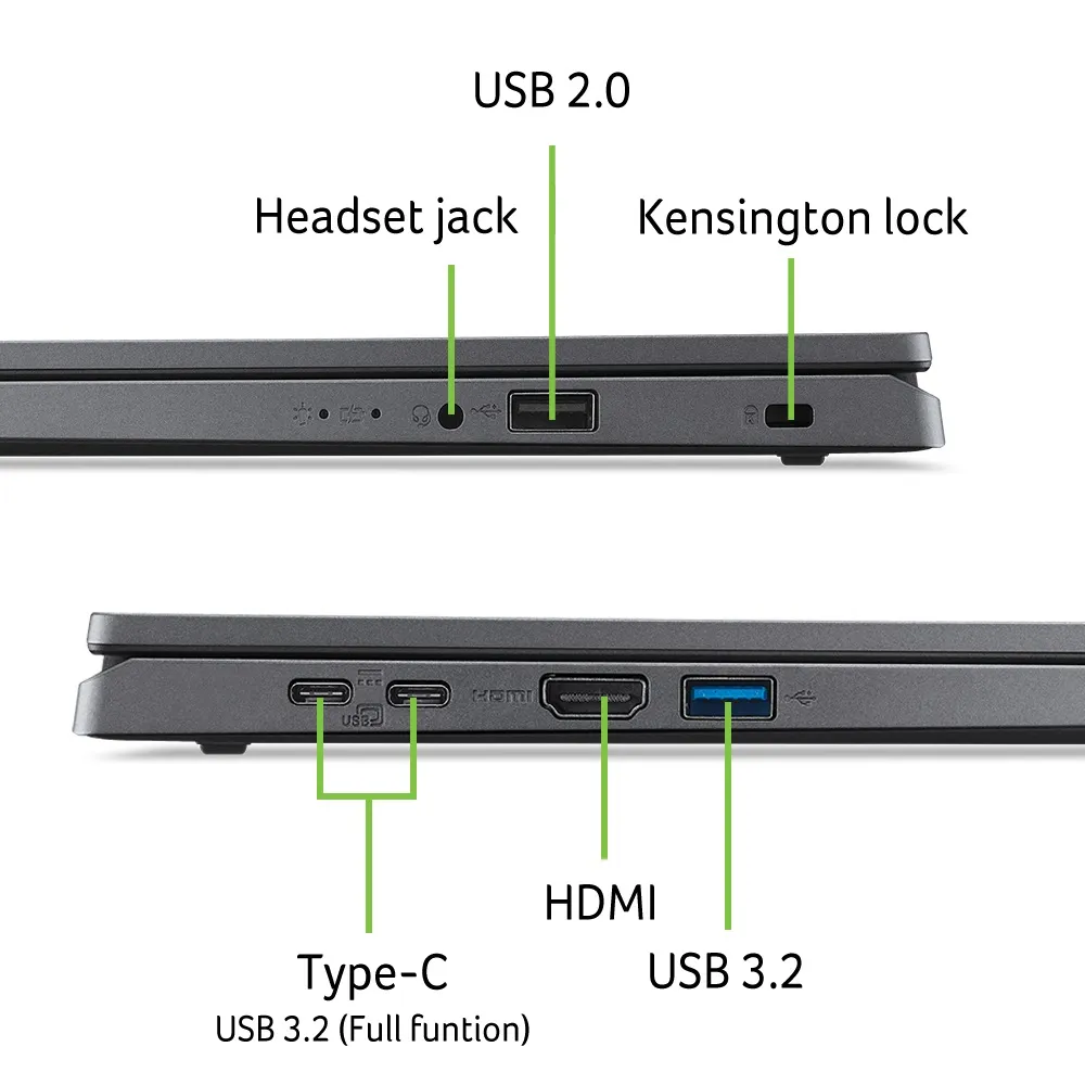 Ноутбук Acer Extensa 15 EX215-24-R3B3 (NX.EJ5EU.002) Steel Gray - мініатюра 10