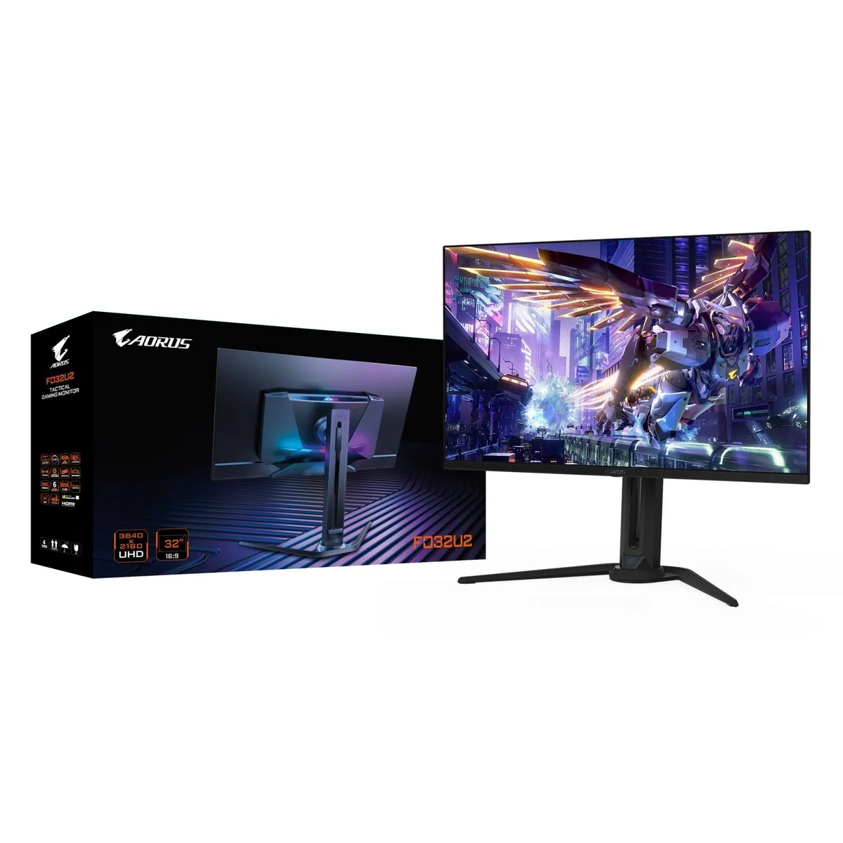 Монiтор Gigabyte Aorus FO32U2 OLED Black 240Hz - мініатюра 11