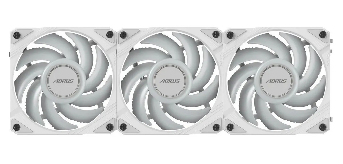 Вентилятор Gigabyte Aorus EZ Chain Fan 120 Ice 3-Pack White (GP-ECFAN1203 ICE) - мініатюра 6