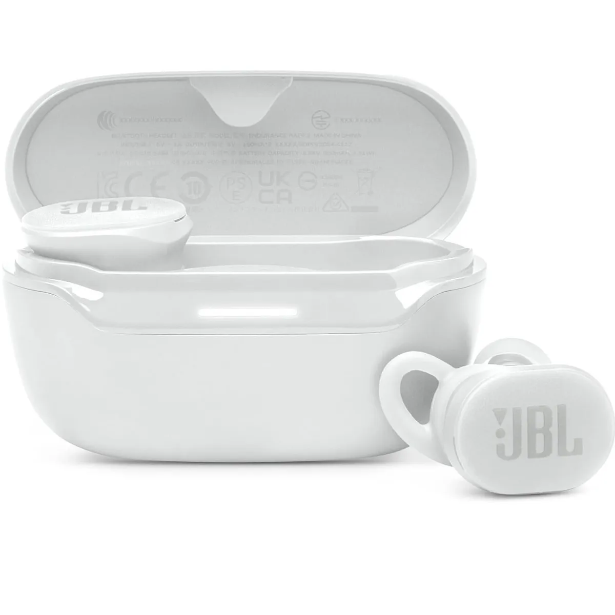 Bluetooth-гарнітура JBL Endurance Race 2 White (JBLENDURACE2WHT) - зображення 1