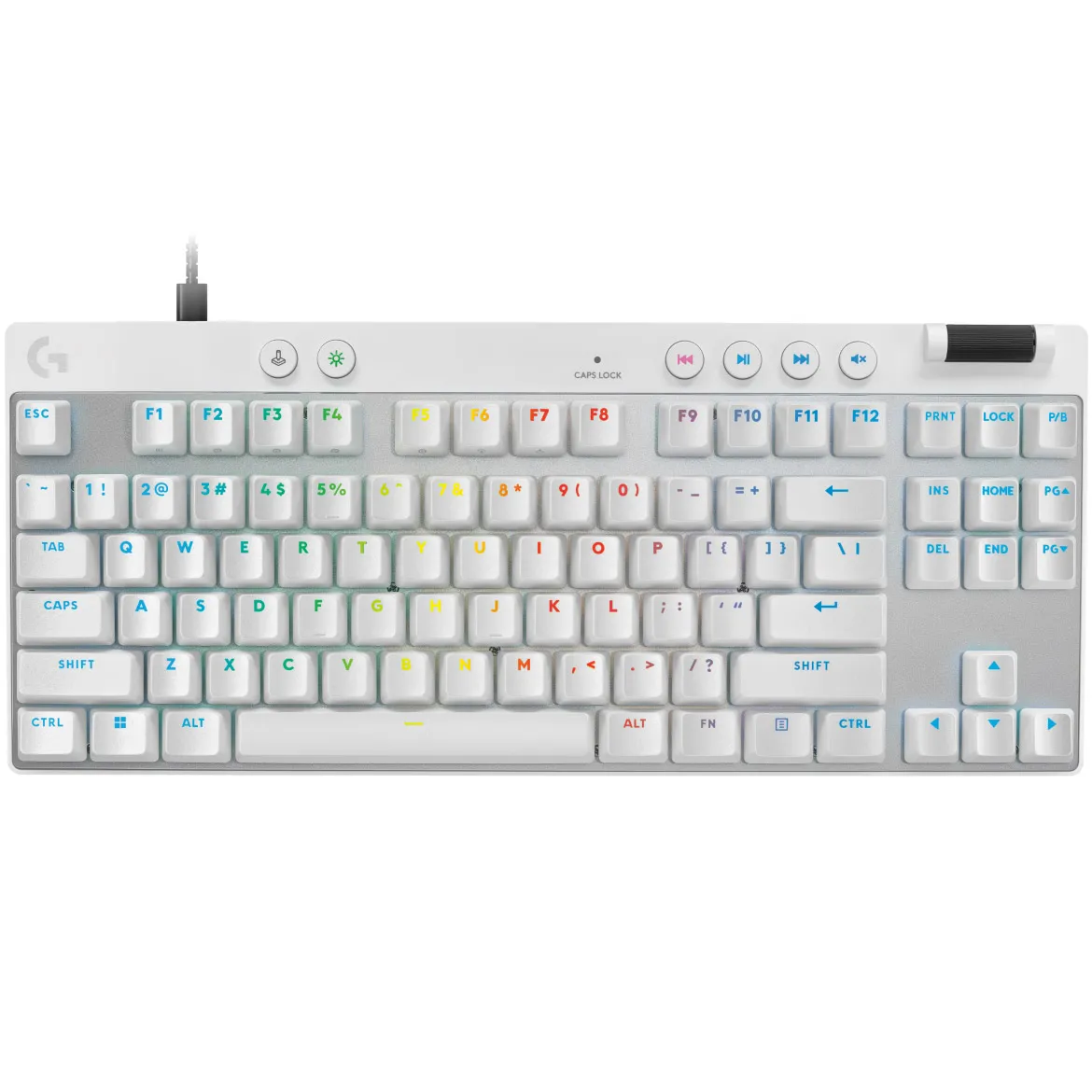 Клавiатура Logitech G PRO X TKL Rapid White (920-013242) - зображення 1