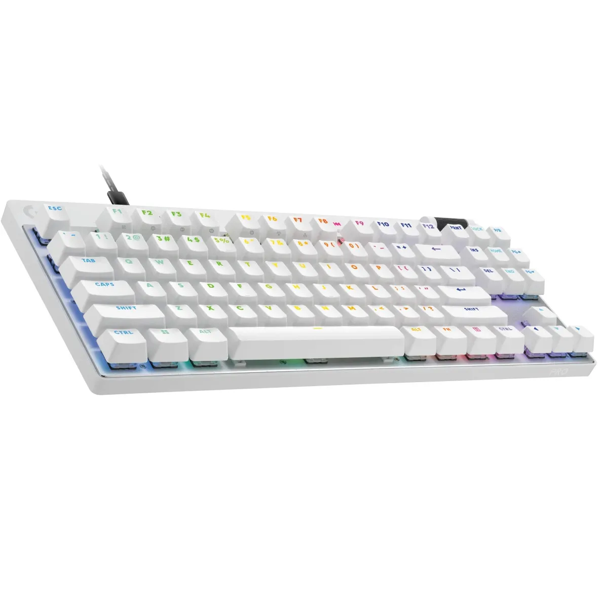 Клавiатура Logitech G PRO X TKL Rapid White (920-013242) - мініатюра 2