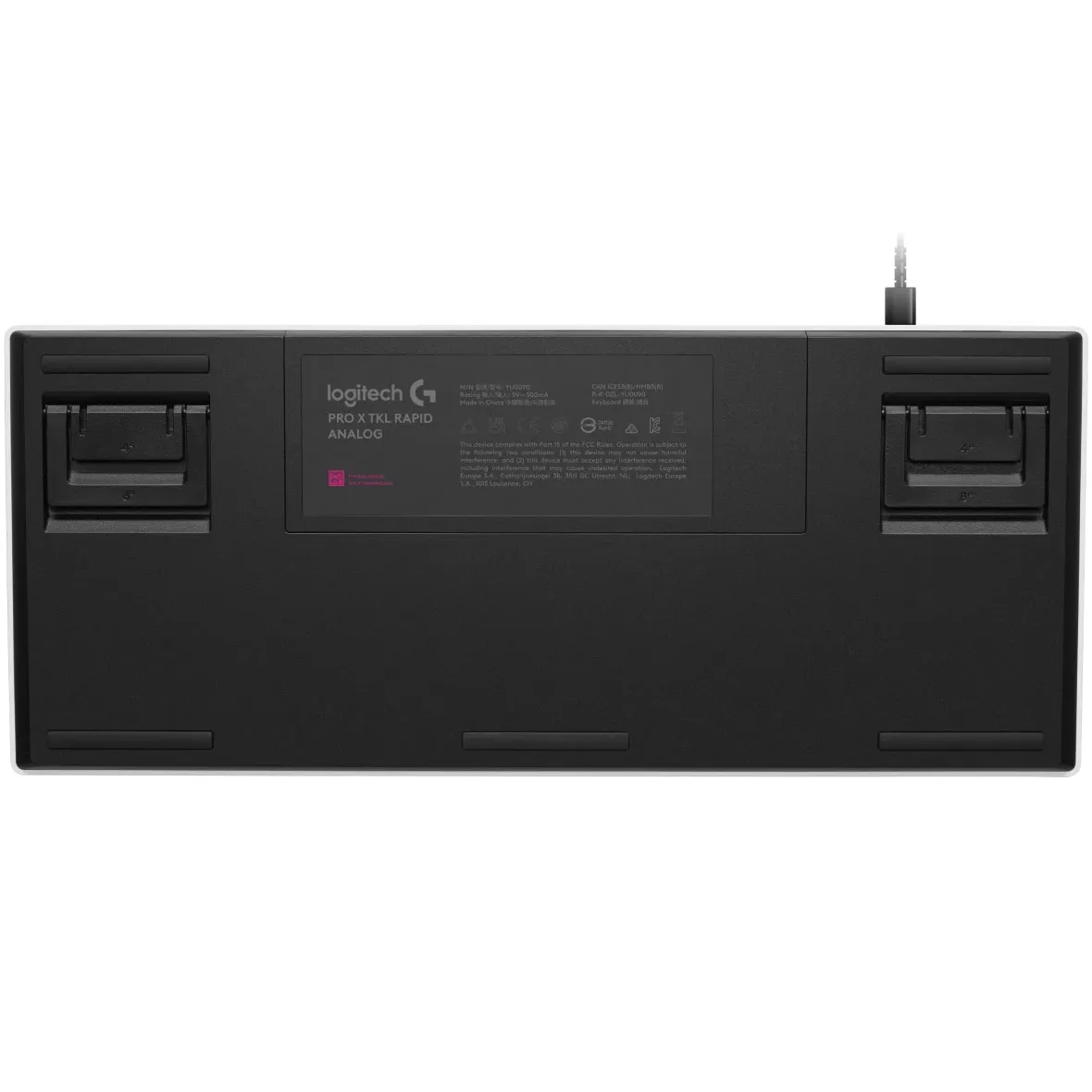 Клавiатура Logitech G PRO X TKL Rapid White (920-013242) - мініатюра 5