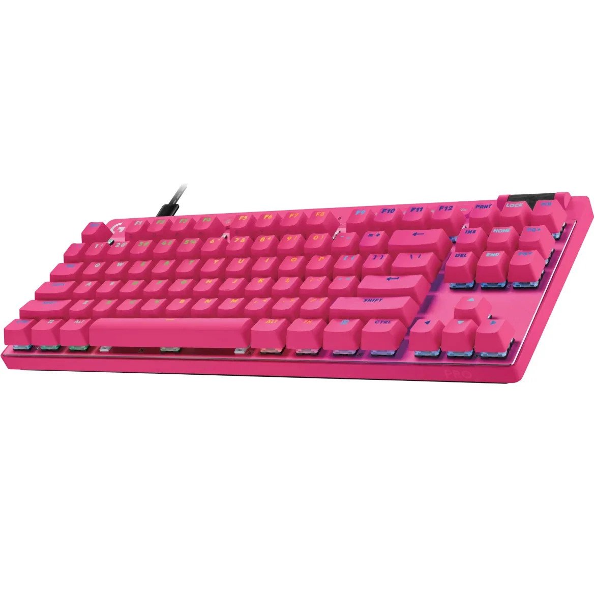 Клавiатура Logitech G PRO X TKL Rapid Magenta (920-013253) - мініатюра 3