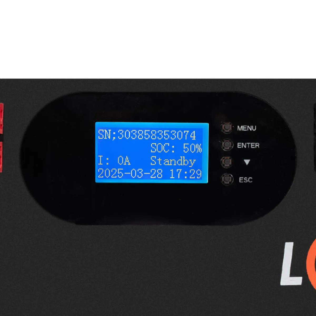 Акумуляторна батарея LogicPower 51.2V 120 AH (6000Wh) (Smart BMS 100A) з LCD RM AB RS485/CAN LiFePO4 - мініатюра 7