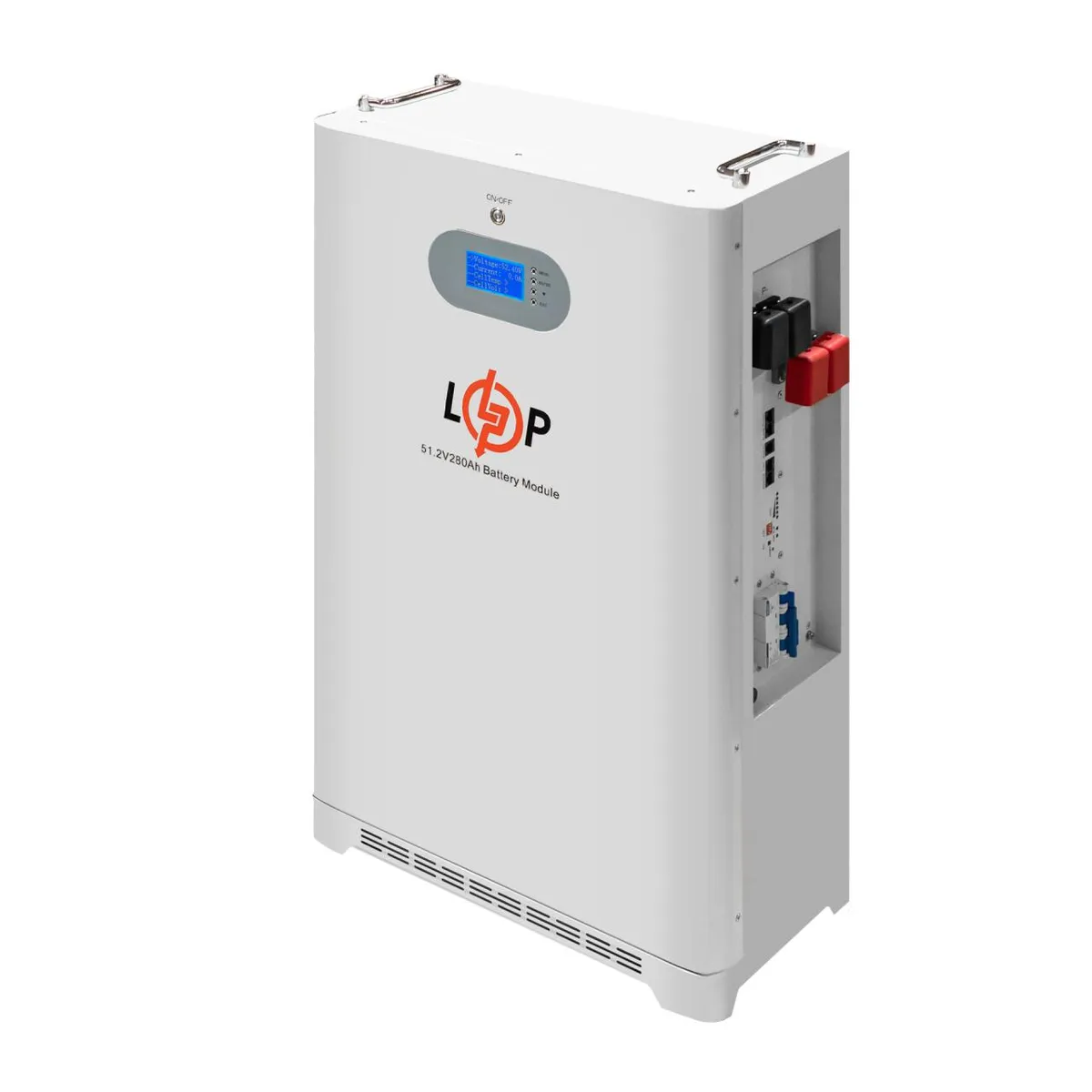 Акумуляторна батарея LogicPower 51.2V 280 AH (14336 Wh) (Smart BMS 200A) з LCD AB RS485/CAN LiFePO4 - мініатюра 3