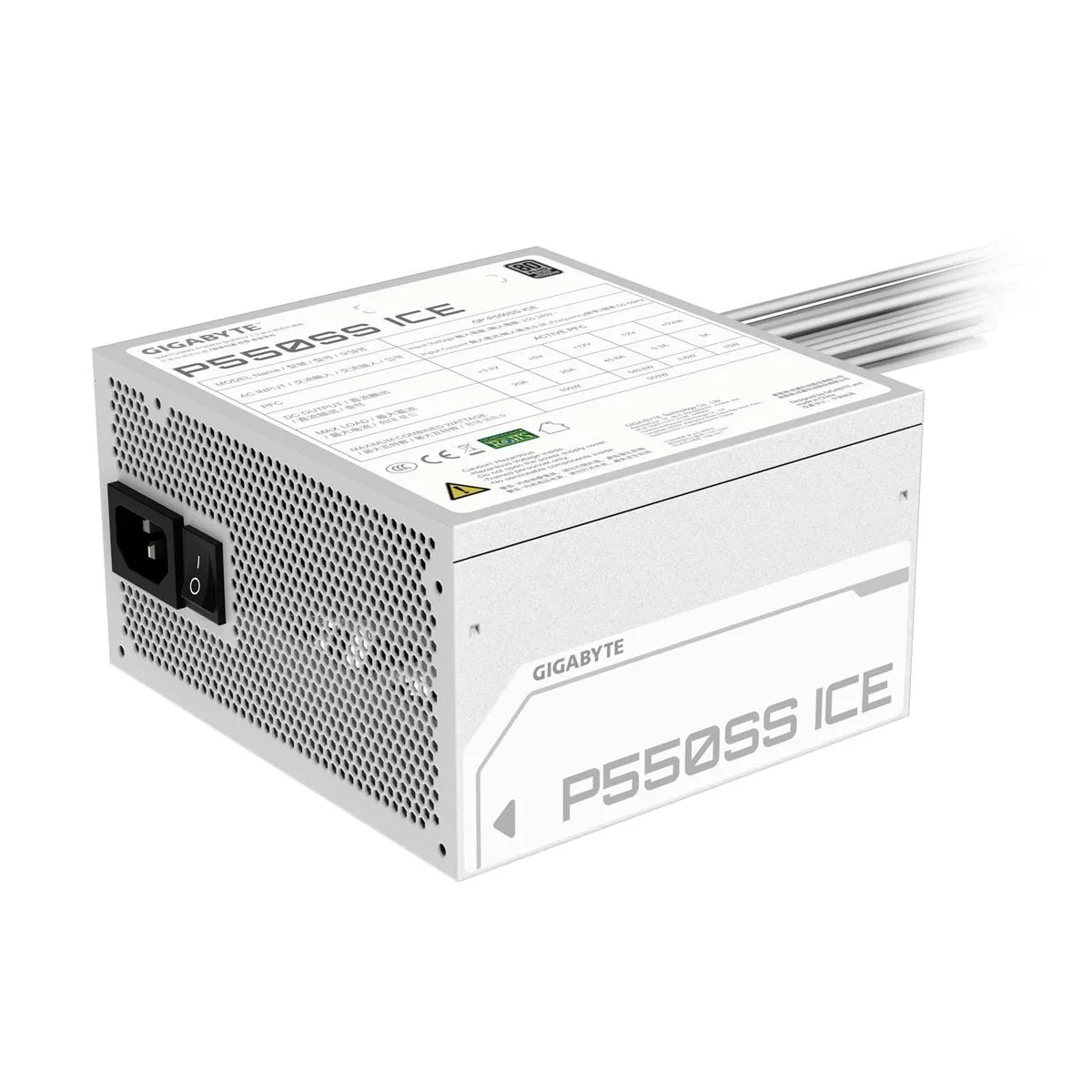 Блок живлення Gigabyte 550W GP-P550SS ICE - мініатюра 5