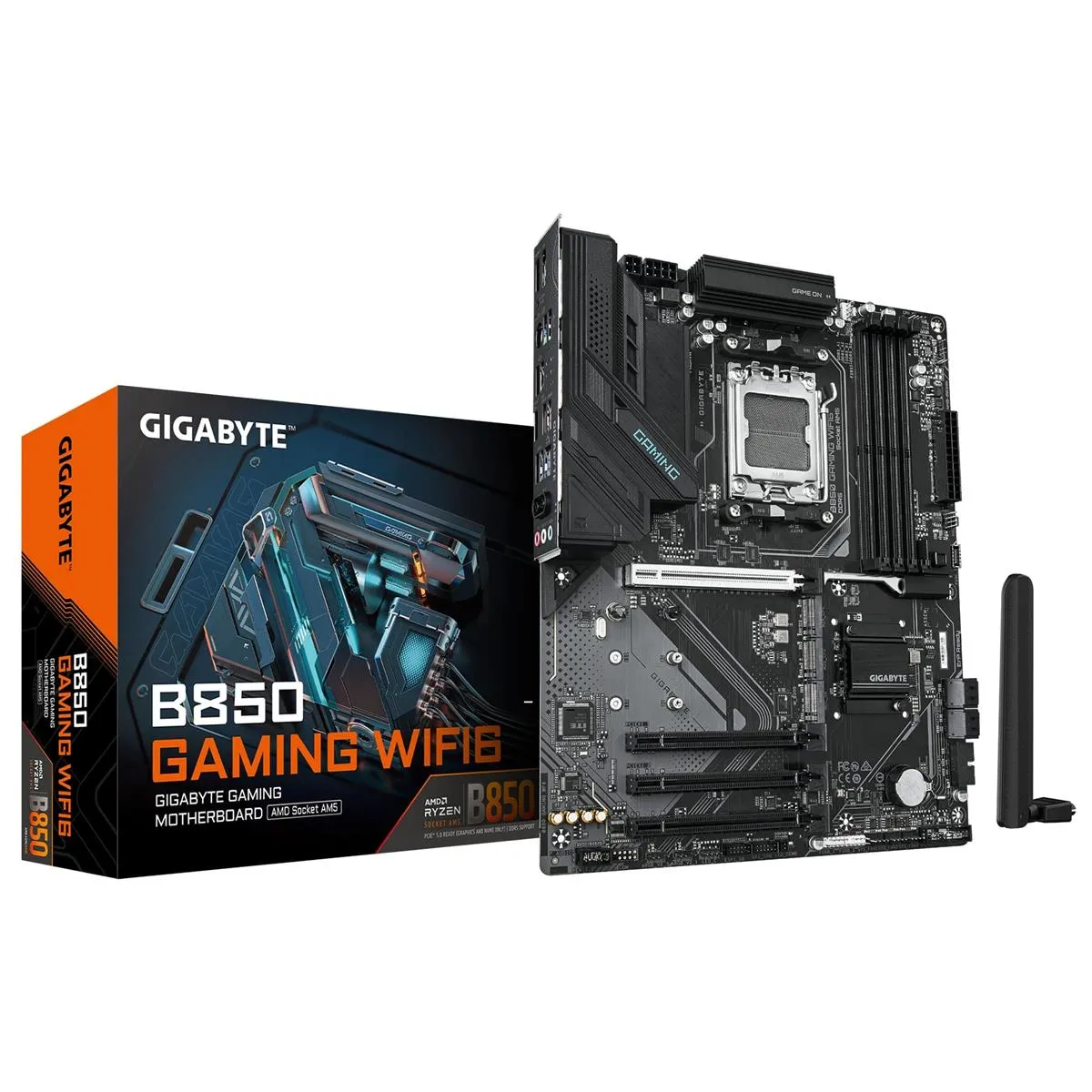 Материнська плата Gigabyte B850 Gaming WiFi6 Socket AM5 - мініатюра 4
