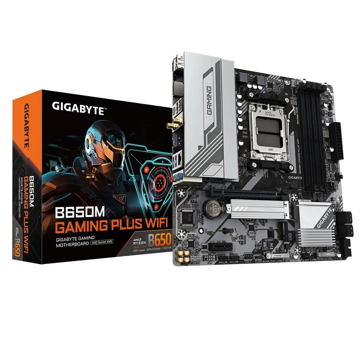Материнська плата Gigabyte B650M Gaming Plus WiFi Socket AM5 - зображення 1