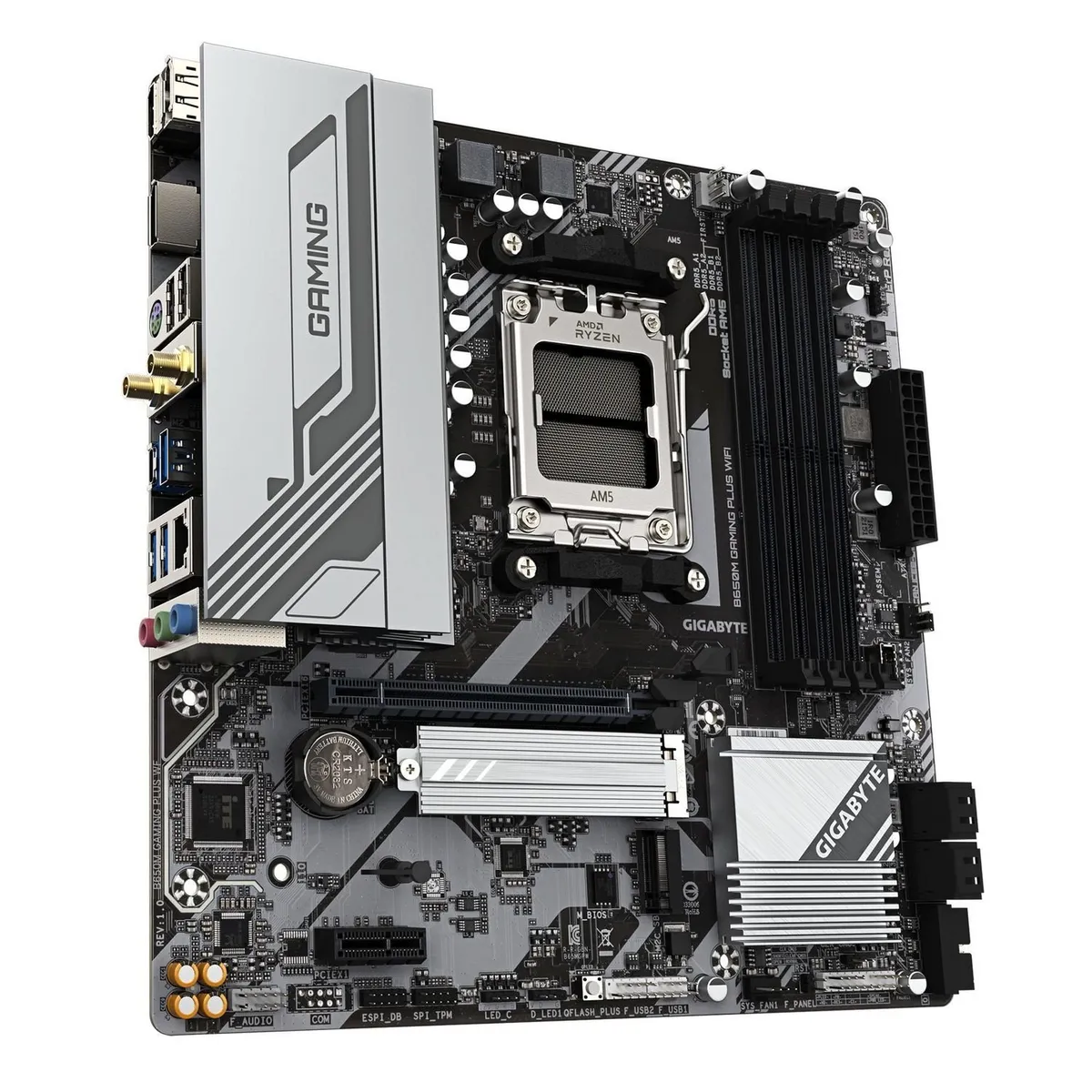 Материнська плата Gigabyte B650M Gaming Plus WiFi Socket AM5 - мініатюра 3