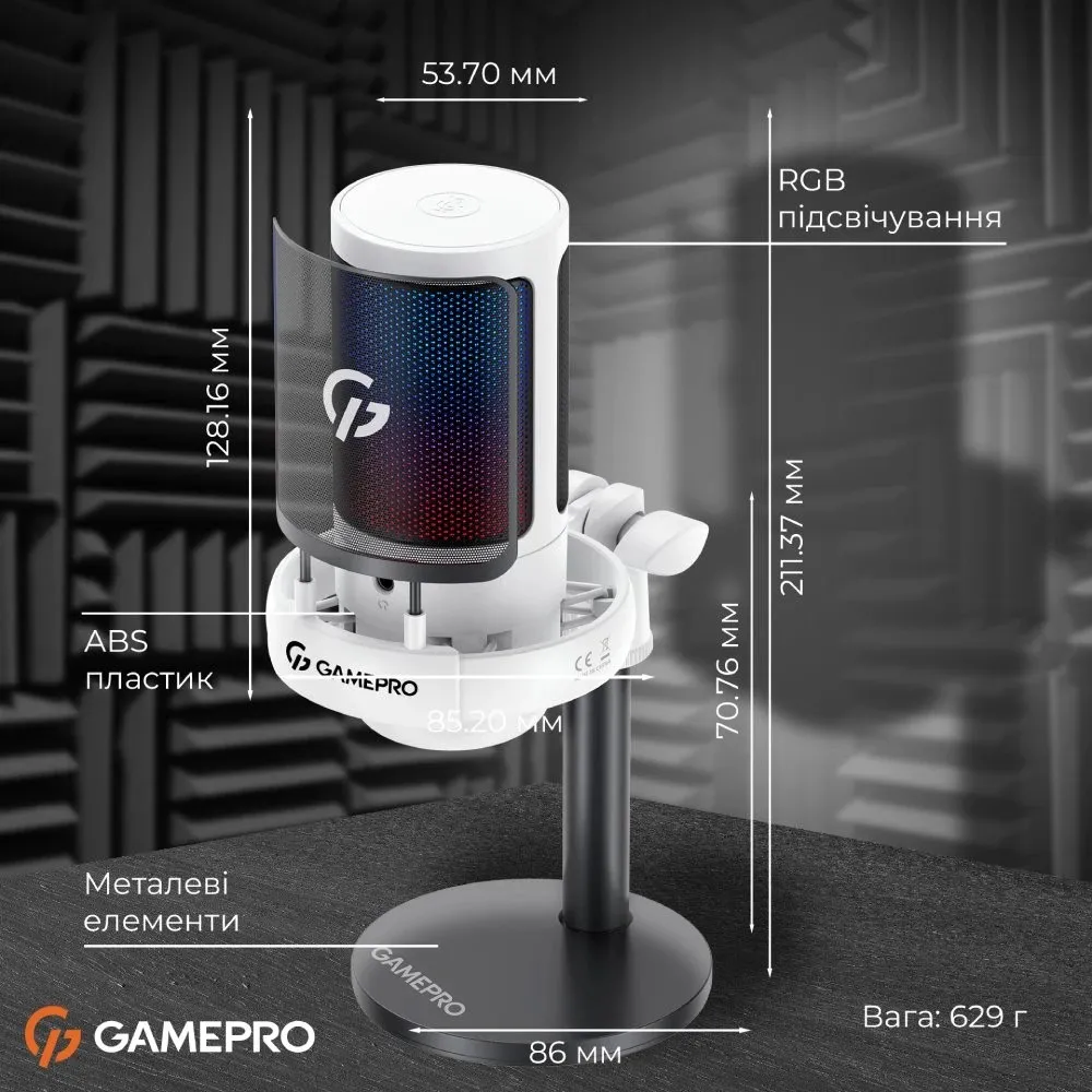 Мікрофон GamePro UGM105W - мініатюра 15