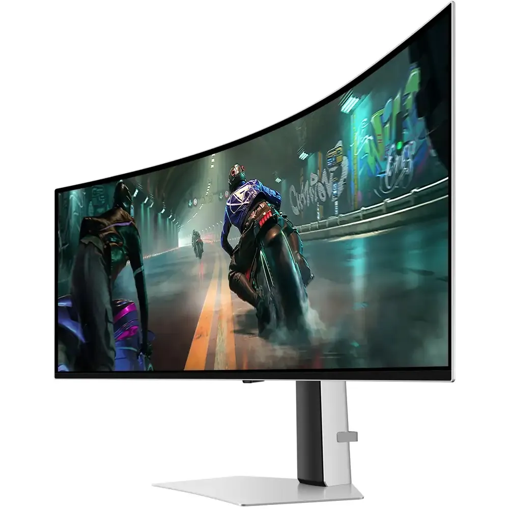Монiтор Samsung 48.7" Odyssey G9 49DG910 (LS49DG910SIXCI) OLED Silver Curved 144Hz - мініатюра 4