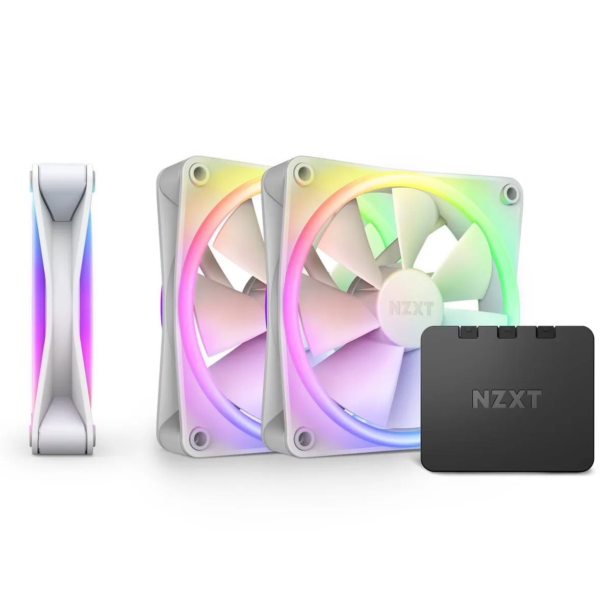 Вентилятор NZXT F120 RGB Duo White Triple Pack (RF-D12TF-W1) - зображення 1